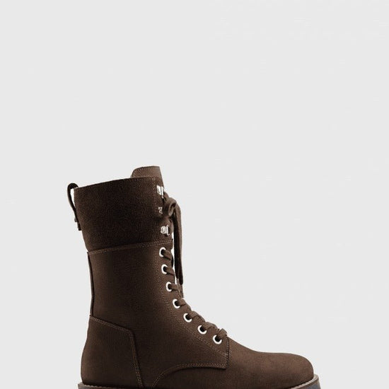 Young Ideas/Henmores - Anglesey Shearling Lined Ankle Boot - Mahogany Leather - 4