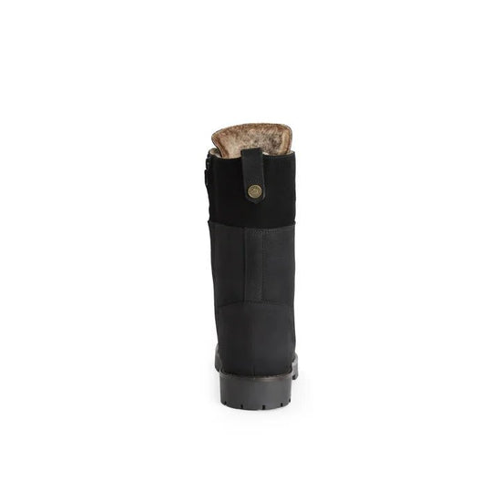 Young Ideas & Henmores - Anglesey Shearling Lined Ankle Boot - Black Suede - 4