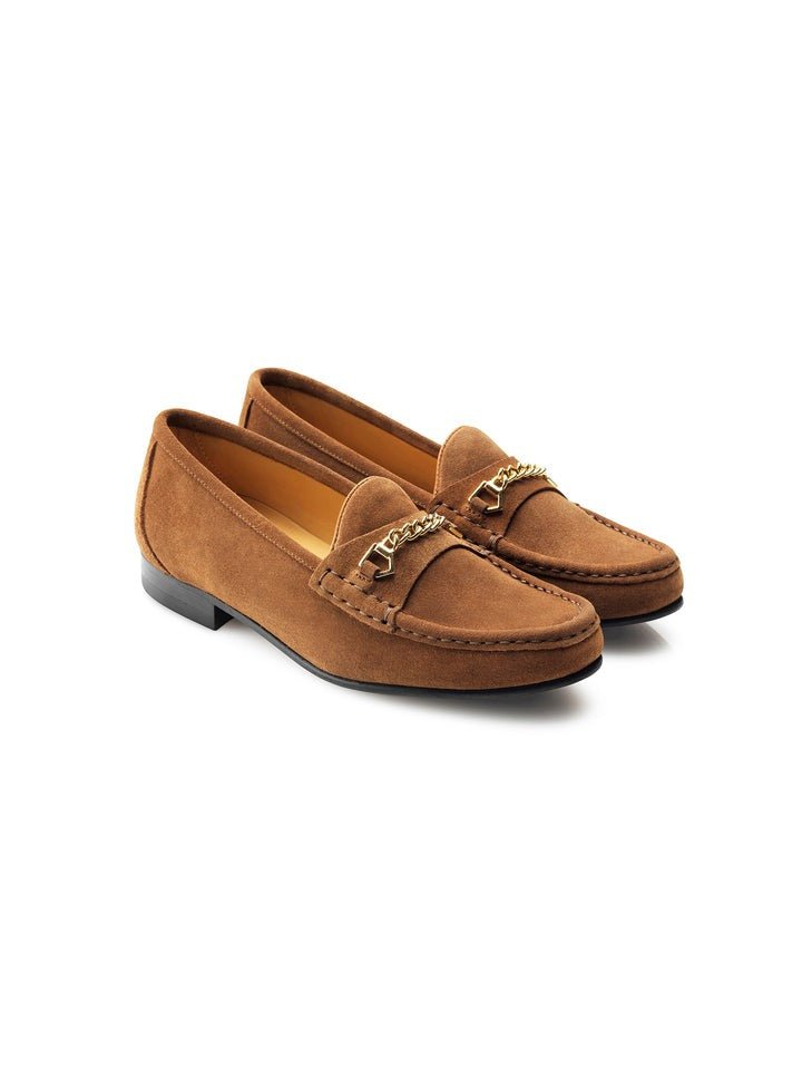 Young Ideas/Henmores - Apsley Loafers - Tan Suede - 4