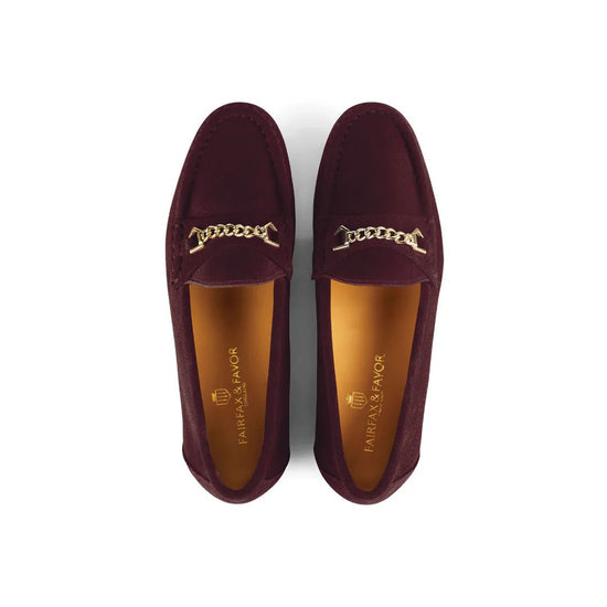 Young Ideas & Henmores - Apsley Loafers - Plum Suede - 6