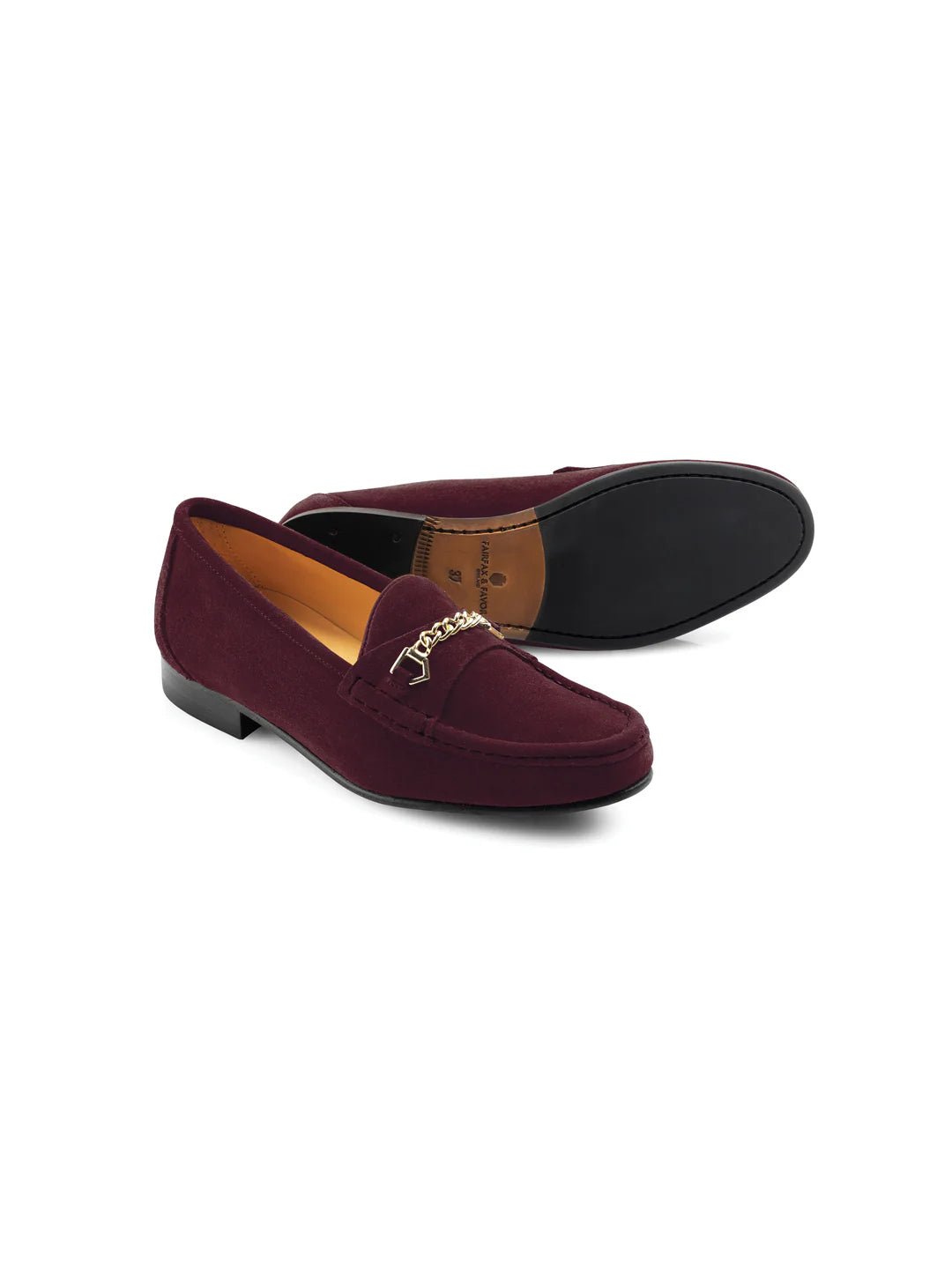 Young Ideas & Henmores - Apsley Loafers - Plum Suede - 6