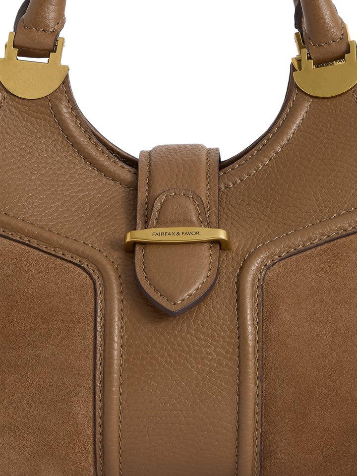 Young Ideas/Henmores - Aviemore Shoulder Bag - Tan Suede - OS