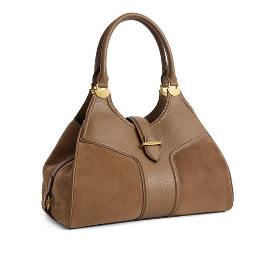 Young Ideas & Henmores - Aviemore Shoulder Bag - Tan Suede - OS