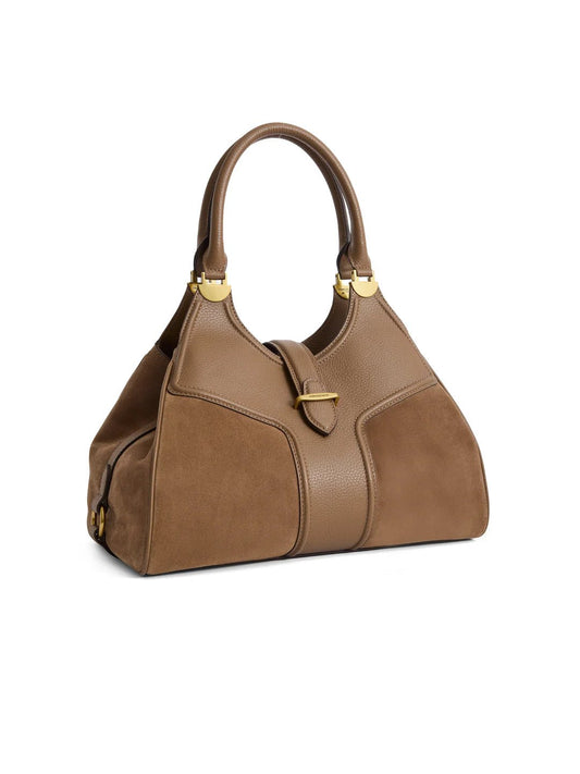 Young Ideas & Henmores - Aviemore Shoulder Bag - Tan Suede - OS