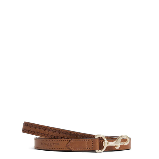 Young Ideas & Henmores - Bakewell Dog Lead - Tan Leather - OS
