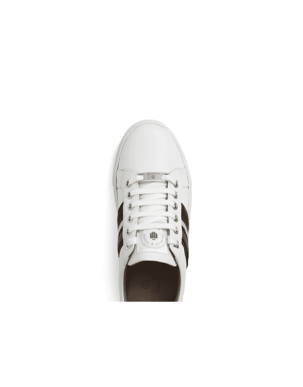 Young Ideas/Henmores - Boston Leather Trainer - White - 3