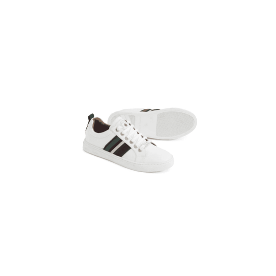 Young Ideas/Henmores - Boston Leather Trainer - White - 3