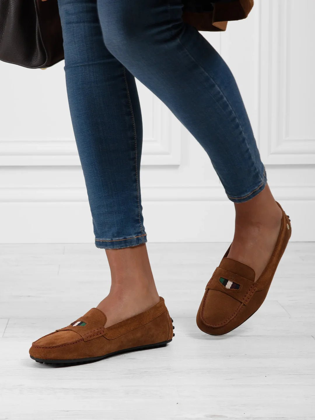 Young Ideas & Henmores - Boston Suede Driver Loafer - Tan Suede - 4