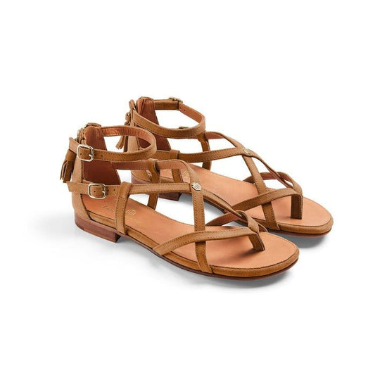 Young Ideas/Henmores - Brancaster Sandal - Tan Suede - 4