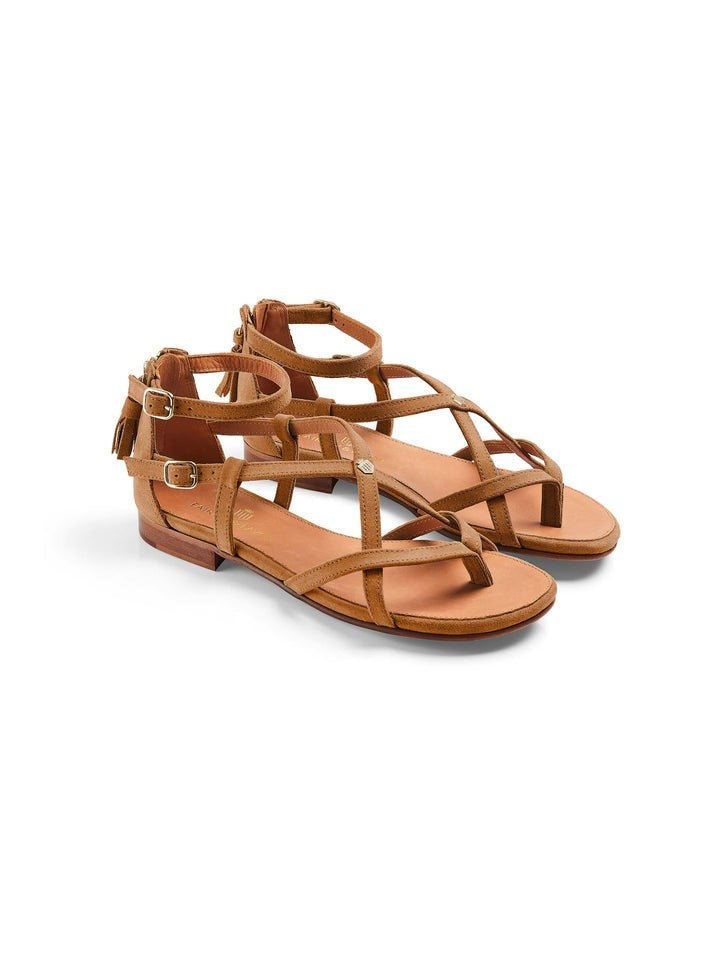 Young Ideas/Henmores - Brancaster Sandal - Tan Suede - 4