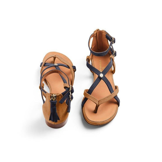 Young Ideas/Henmores - Brancaster Sandal - Tan Suede - 4