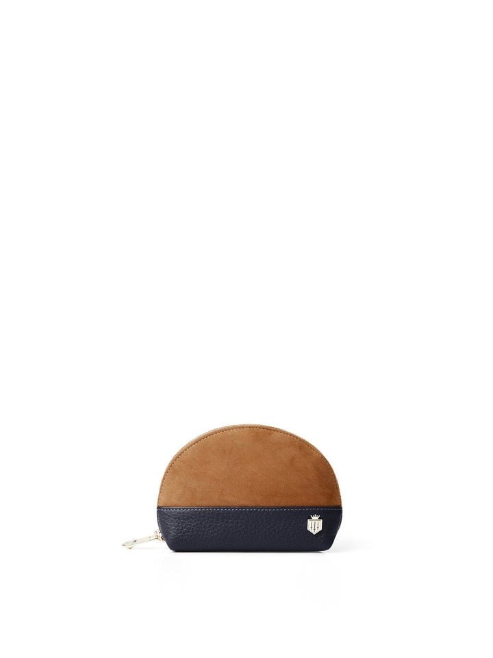 Young Ideas/Henmores - Chiltern Coin Purse - Tan/Navy - OS