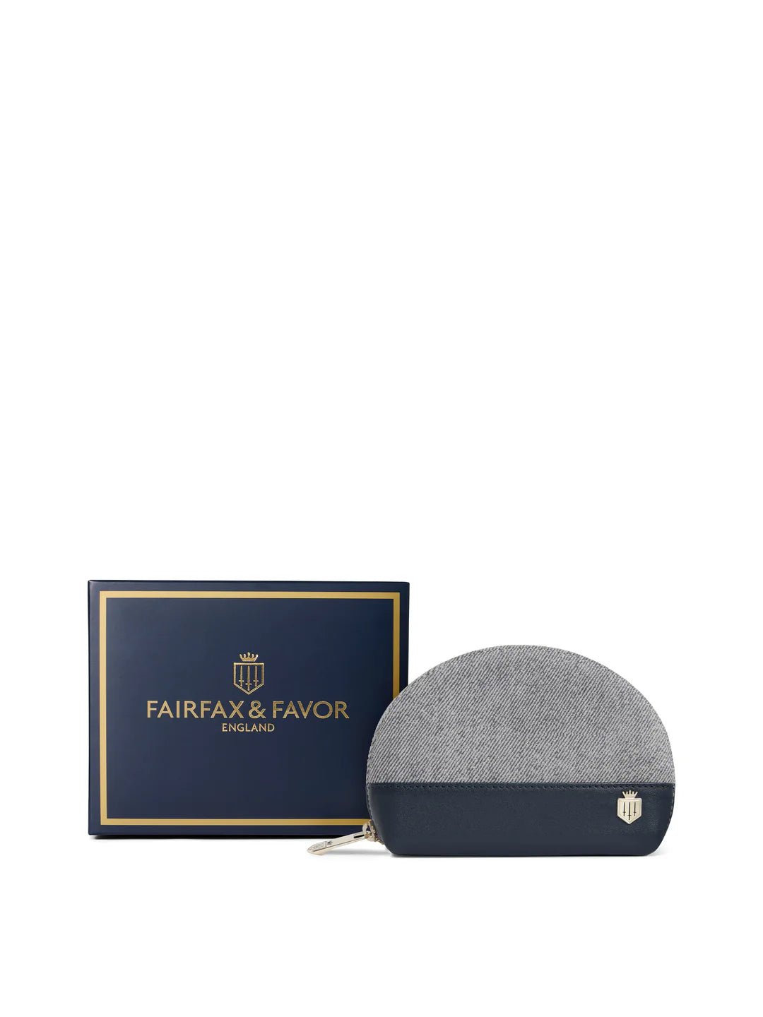 Young Ideas & Henmores - Chiltern Coin Purse - Denim Suede - OS