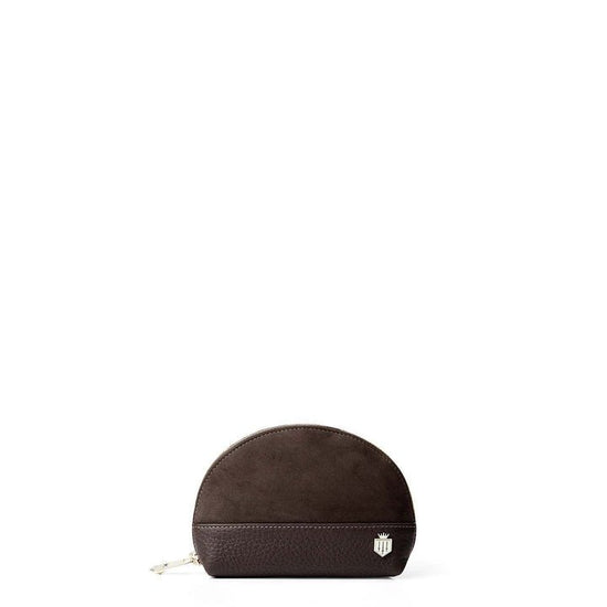 Young Ideas/Henmores - Chiltern Coin Purse - Chocolate Suede - OS