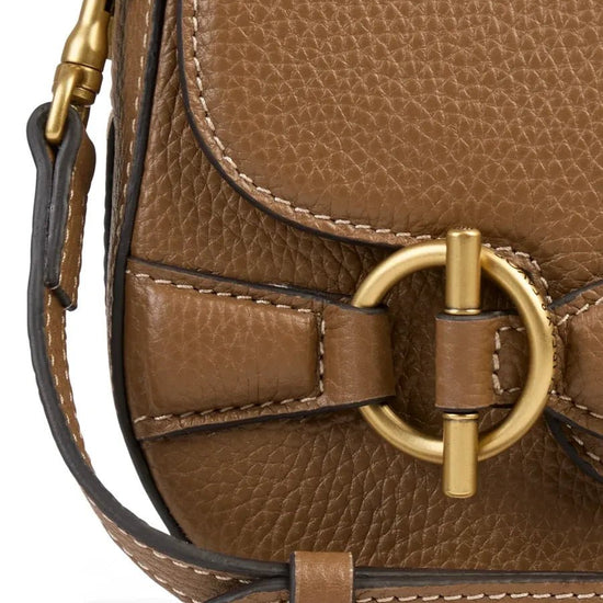 Young Ideas & Henmores -Connie Top Handle Handbag -Tan Leather -OS