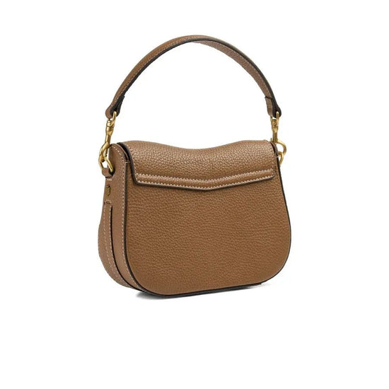 Young Ideas & Henmores -Connie Top Handle Handbag -Tan Leather -OS