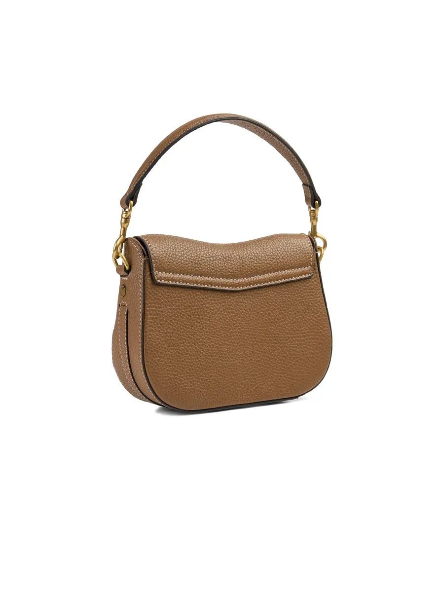 Young Ideas & Henmores -Connie Top Handle Handbag -Tan Leather -OS