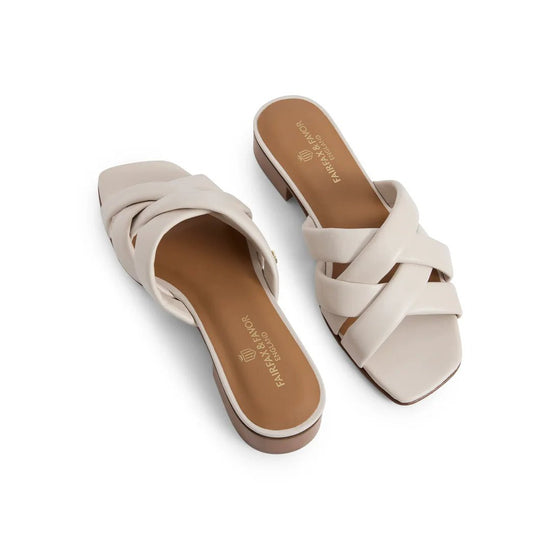 Young Ideas & Henmores - Ebury Leather Sandal - Stone - 4