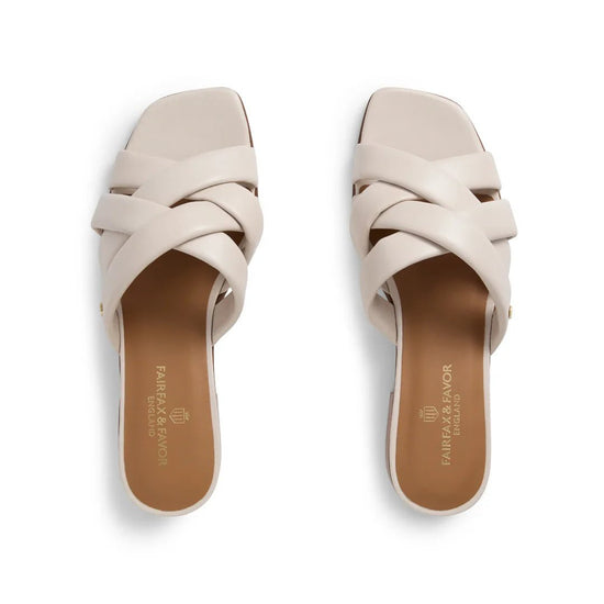 Young Ideas & Henmores - Ebury Leather Sandal - Stone - 4