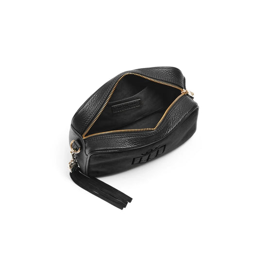 Young Ideas & Henmores - Finsbury Cross Body Bag - Navy Suede - OS