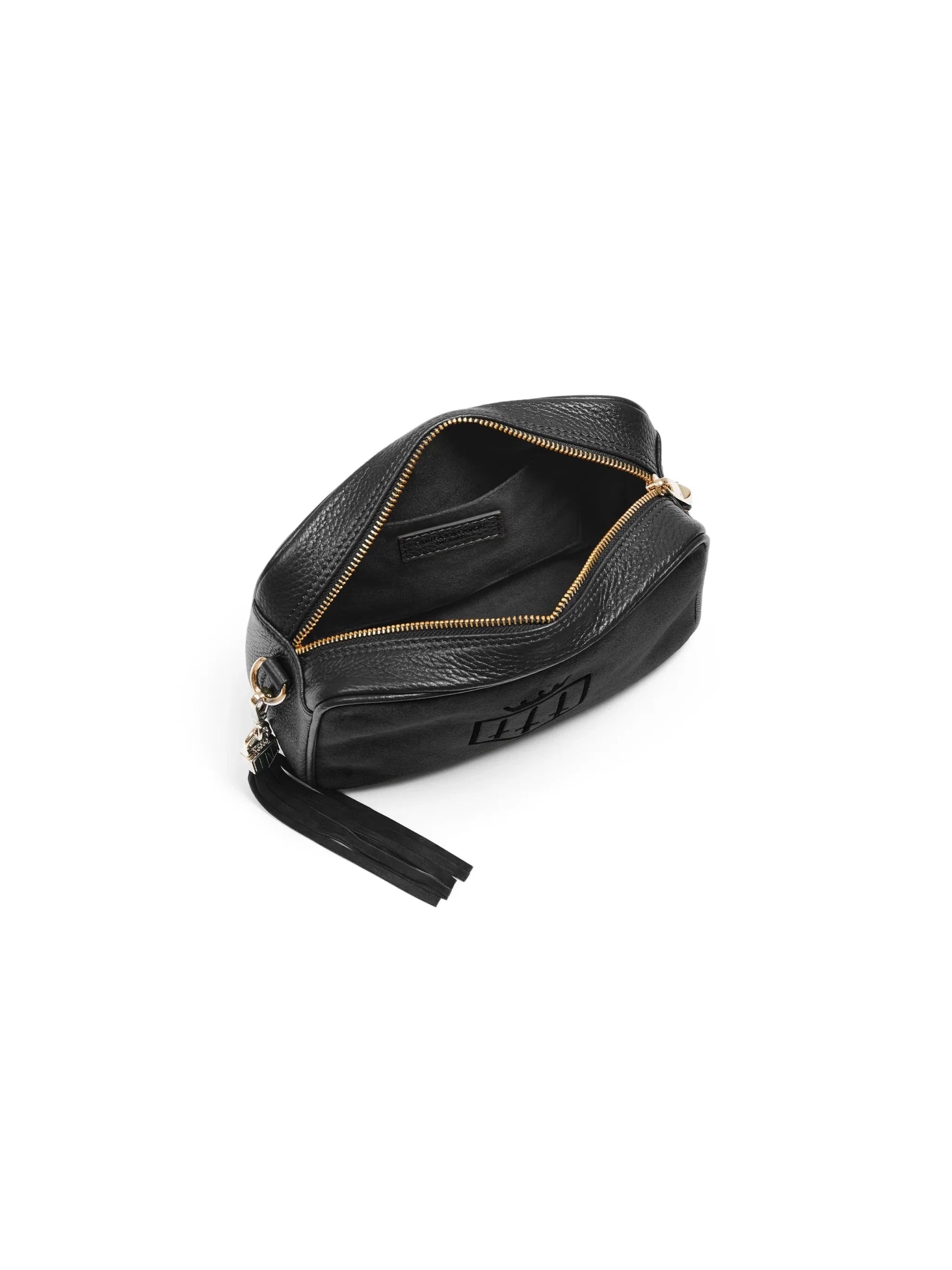 Young Ideas & Henmores - Finsbury Cross Body Bag - Navy Suede - OS