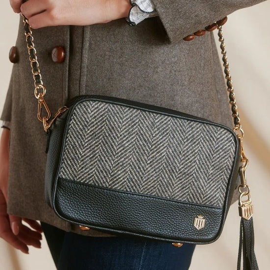 Young Ideas/Henmores - Finsbury Cross Body Bag - Denim Suede - OS