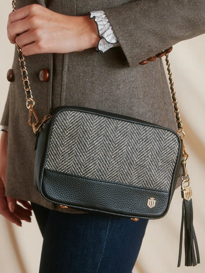 Young Ideas/Henmores - Finsbury Cross Body Bag - Denim Suede - OS