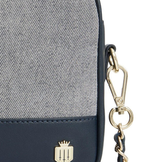 Young Ideas/Henmores - Finsbury Cross Body Bag - Denim Suede - OS