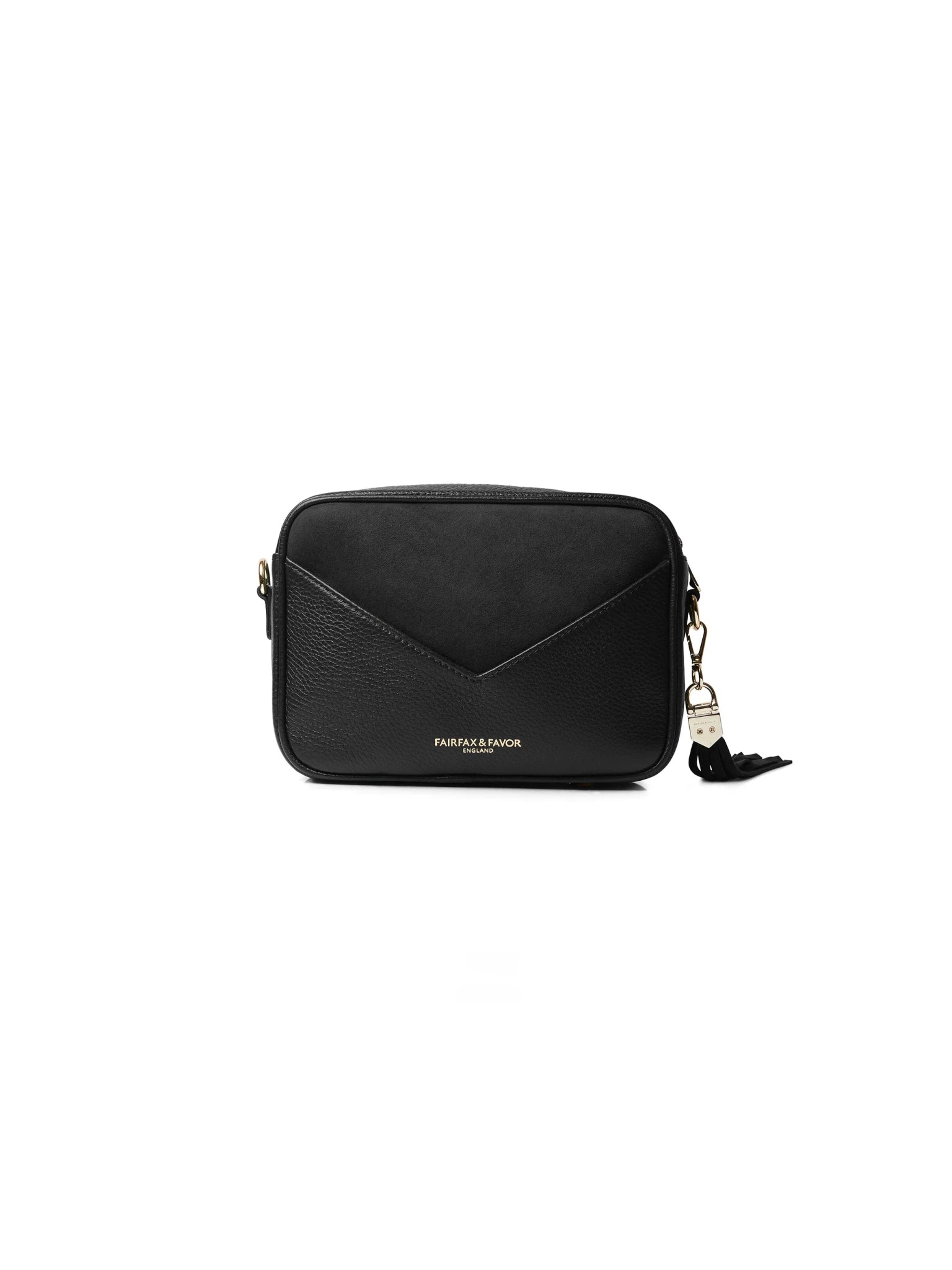 Young Ideas & Henmores - Finsbury Cross Body Bag - Navy Suede - OS
