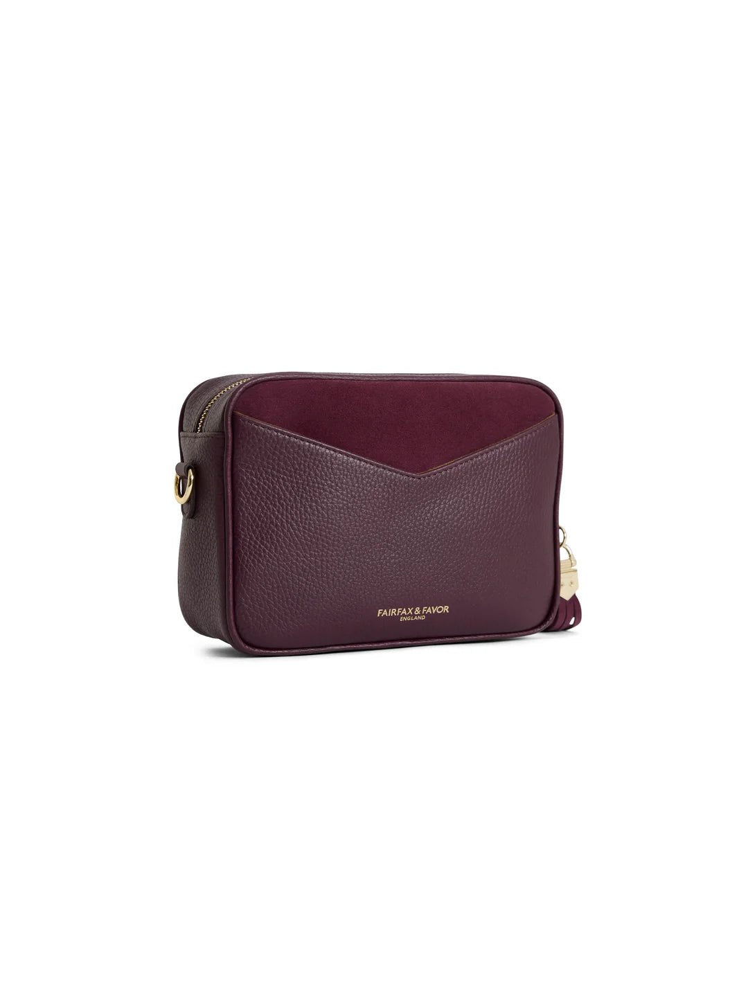 Young Ideas & Henmores - Finsbury Cross Body Bag - Navy Suede - OS