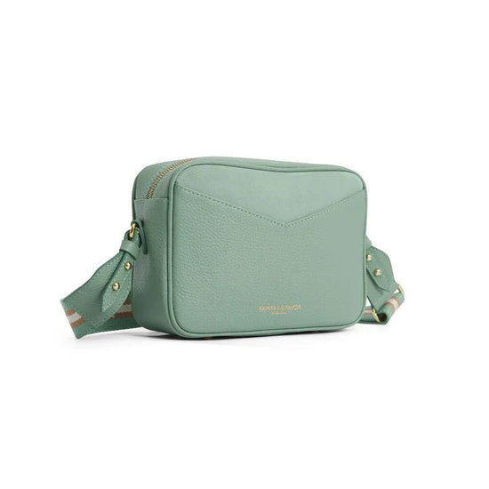 Young Ideas & Henmores - Finsbury Cross Body Bag - Navy Suede - OS