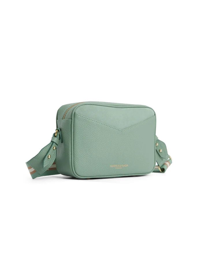 Young Ideas & Henmores - Finsbury Cross Body Bag - Navy Suede - OS