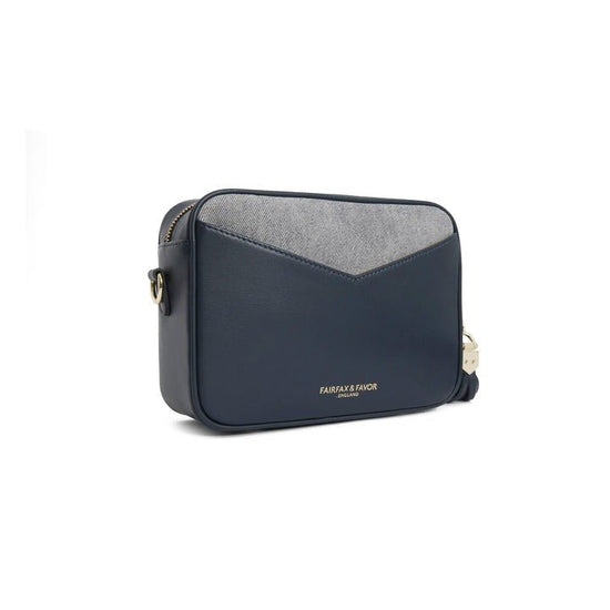 Young Ideas/Henmores - Finsbury Cross Body Bag - Denim Suede - OS