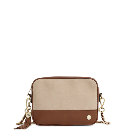 Young Ideas & Henmores - Finsbury Crossbody Bag - Tan/Stone - OS