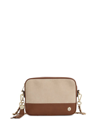 Young Ideas & Henmores - Finsbury Crossbody Bag - Tan/Stone - OS