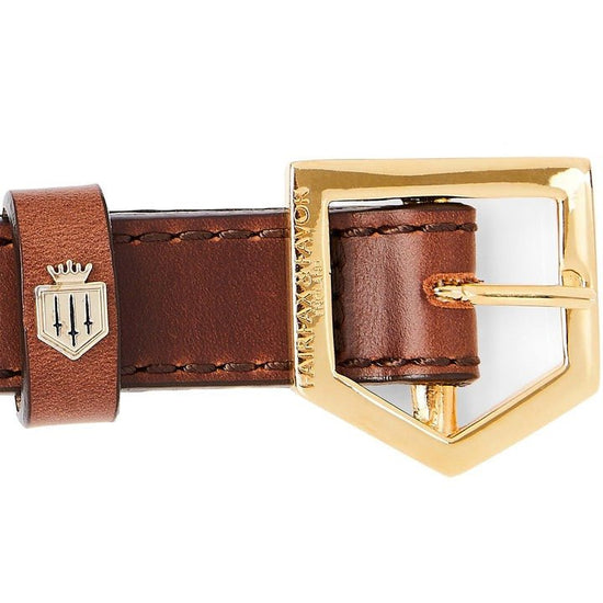 Young Ideas/Henmores - Fitzroy Dog Collar - Tan Leather - S
