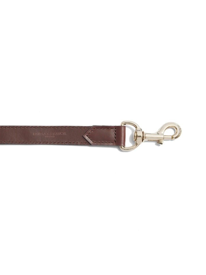 Young Ideas/Henmores - Fitzroy Dog Lead - Mahogany Leather - OS