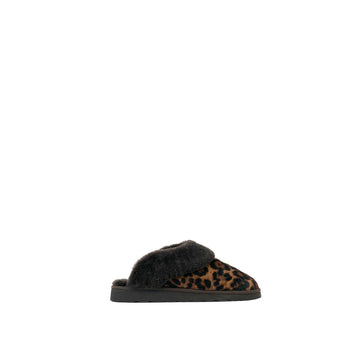Young Ideas & Henmores -Glencloe Mule Slipper -Leopard Haircalf -8
