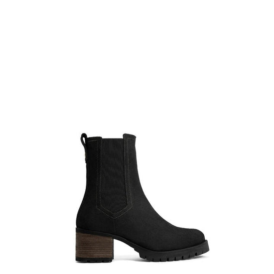 Young Ideas/Henmores - Heeled Boudica Boot - Black Suede - 4