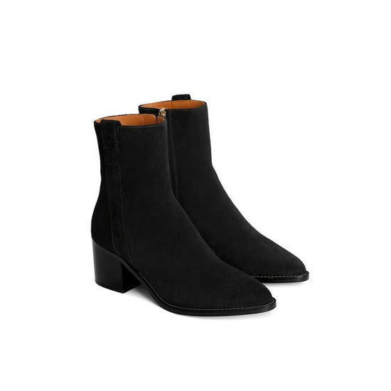 Young Ideas/Henmores - Heeled Ludlow Ankle Boot - Tan Suede - 4
