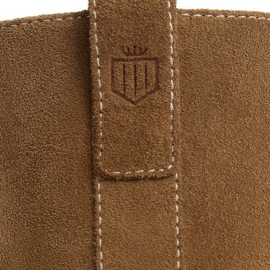 Young Ideas/Henmores - Heeled Ludlow Ankle Boot - Tan Suede - 4