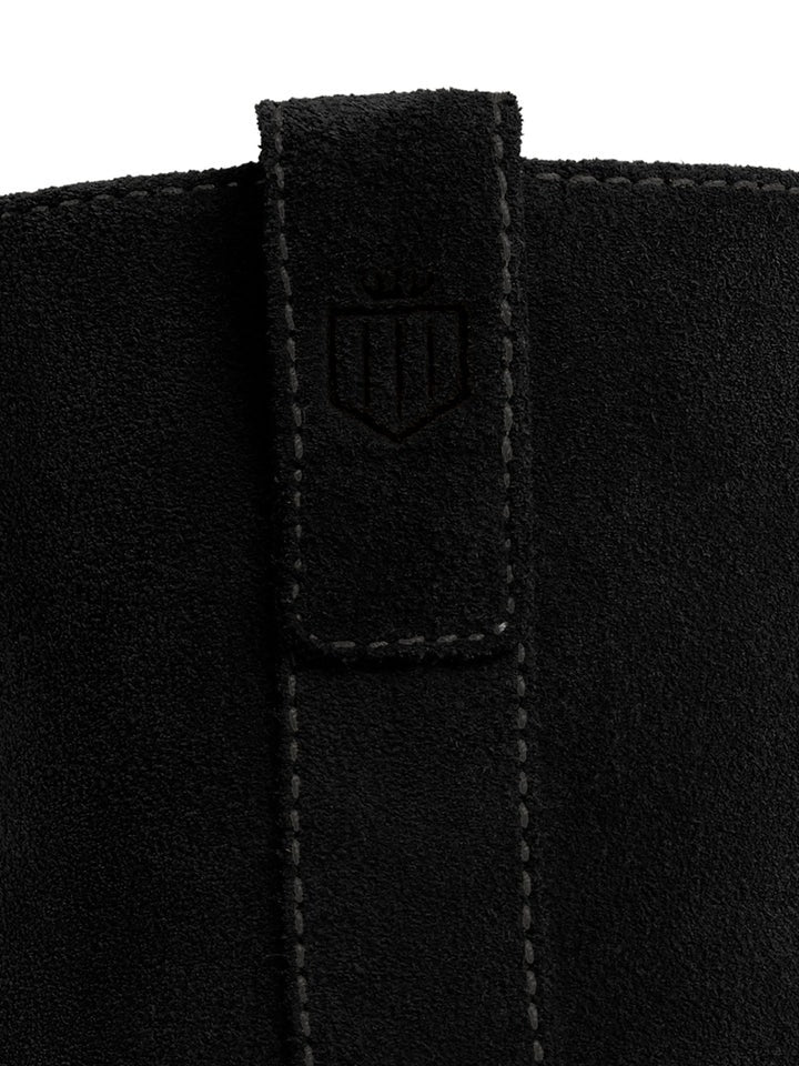 Young Ideas/Henmores - Heeled Ludlow Ankle Boot - Black Suede - 4