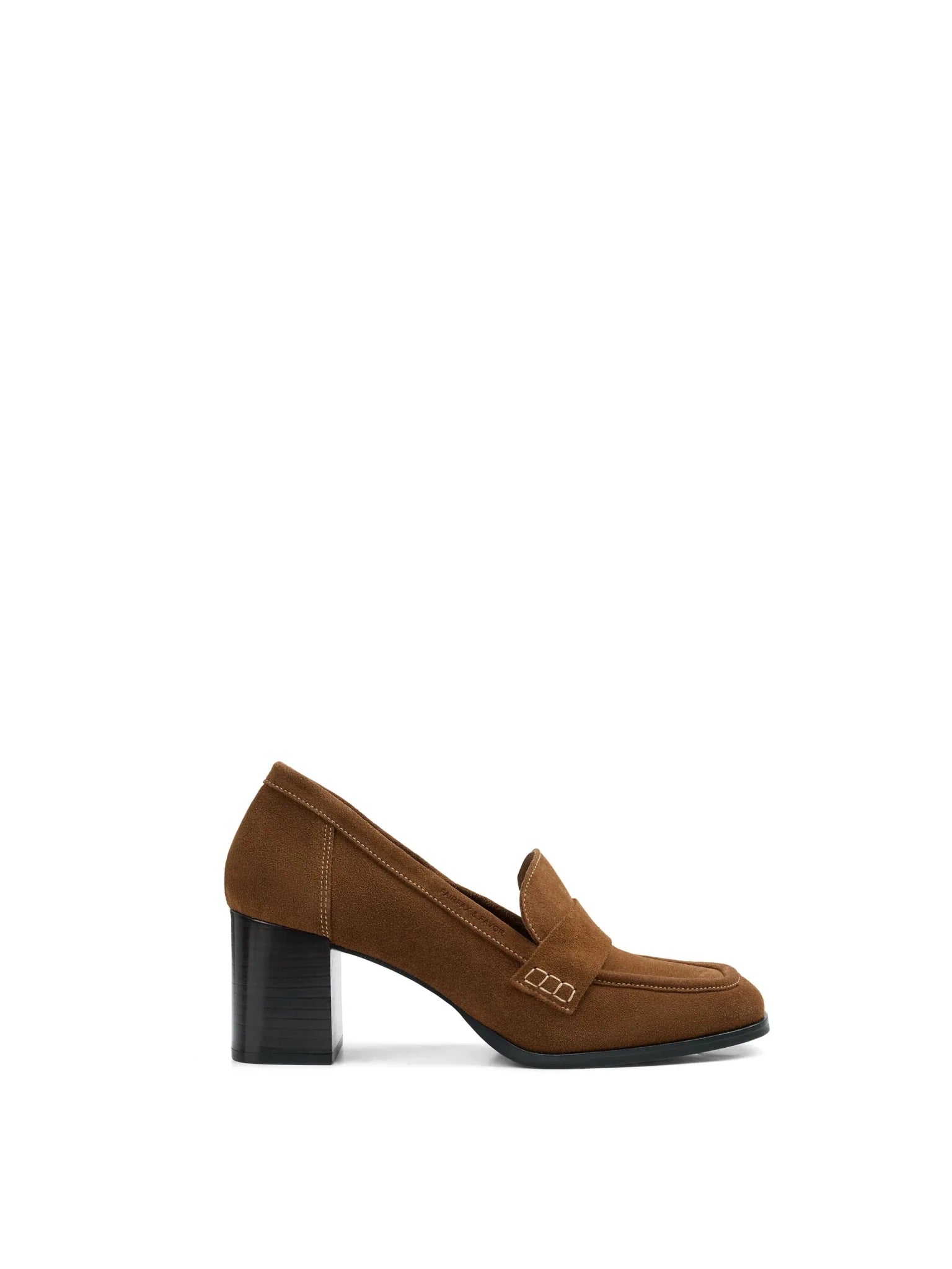 Young Ideas & Henmores -Heeled Wroxham Loafer -Tan Suede -8