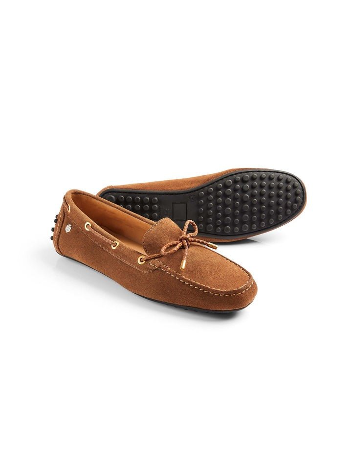 Young Ideas/Henmores - Henley Driver Shoe - Tan Suede - 4
