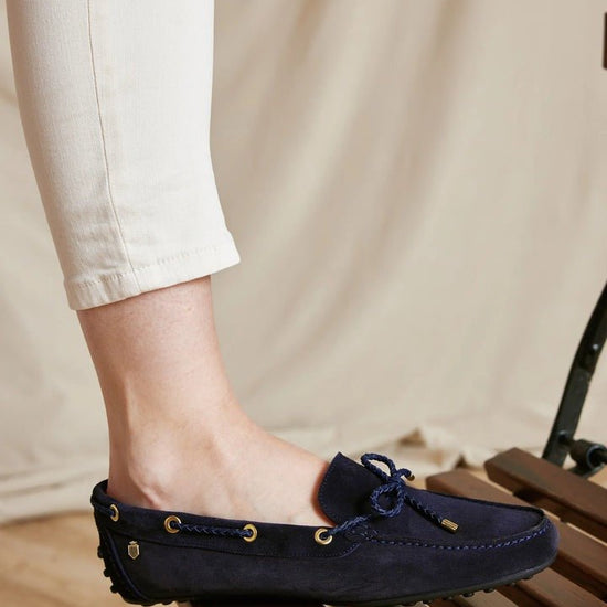 Young Ideas/Henmores - Henley Driver Shoe - Tan Suede - 4