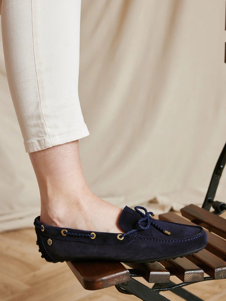 Young Ideas/Henmores - Henley Driver Shoe - Tan Suede - 4