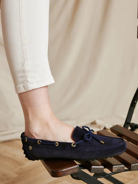 Young Ideas/Henmores - Henley Driver Shoe - Tan Suede - 4