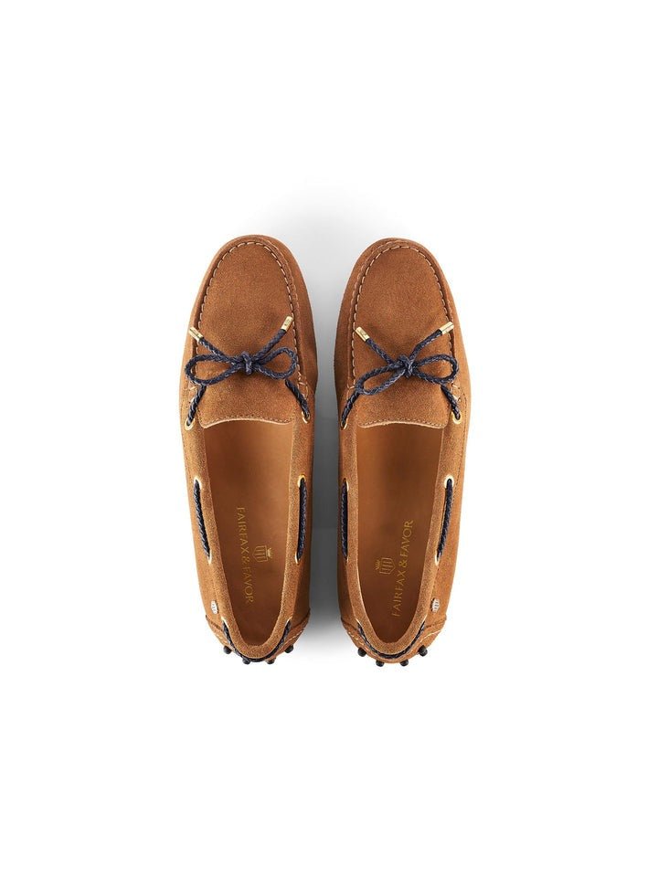 Young Ideas/Henmores - Henley Driver Shoe - Tan/Navy - 3