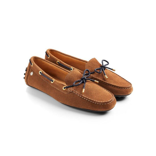 Young Ideas/Henmores - Henley Driver Shoe - Tan/Navy - 3