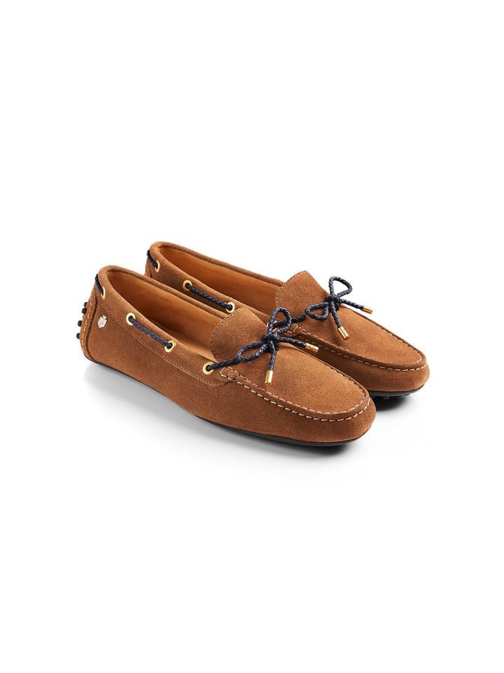 Young Ideas/Henmores - Henley Driver Shoe - Tan/Navy - 3